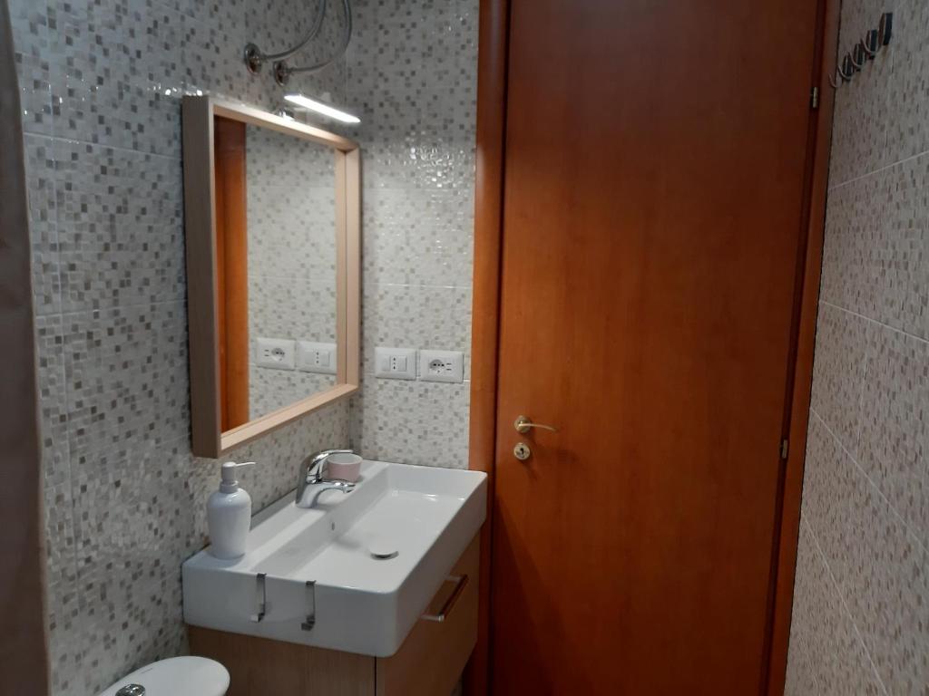 Koupelna v ubytování SeeonSea Apartment