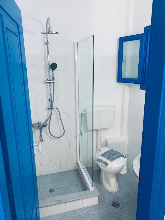 Kúpeľňa v ubytovaní Pelagos Studios