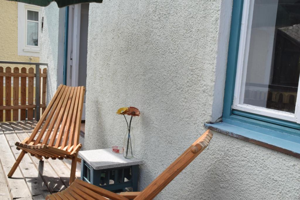 Fotografia z galérie ubytovania Vintage-Ferienwohnung für 2 v destinácii Schörfling