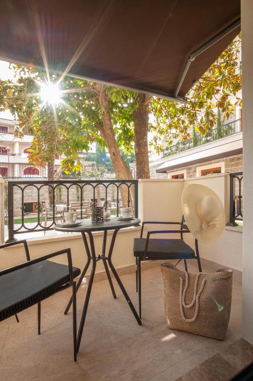 Balkón nebo terasa v ubytování Hotel Vela