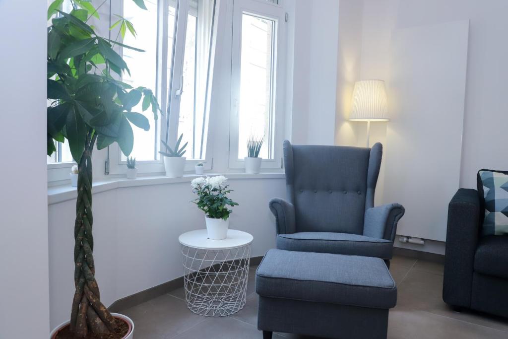 Area soggiorno di high class flat