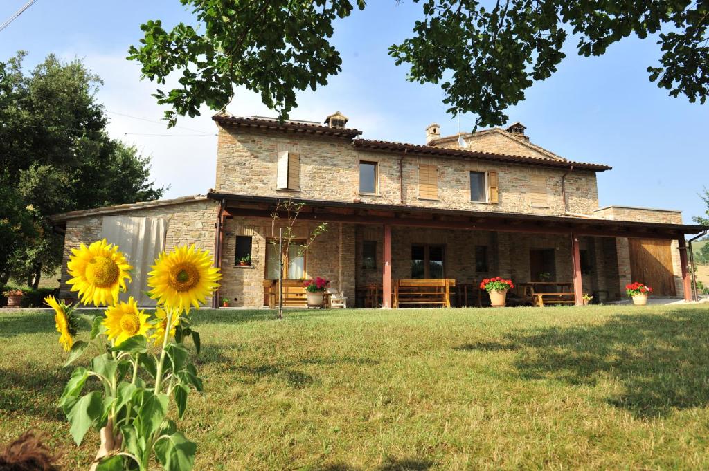 Vonkajšia záhrada v ubytovaní Agriturismo La Caputa