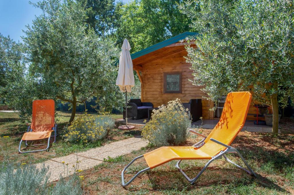Vonkajšia záhrada v ubytovaní Eco Holiday Home Lavanda