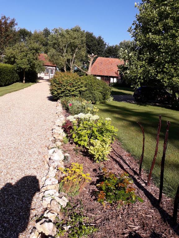 Zahrada ubytování Chambres d'hôtes Manoir du Buquet