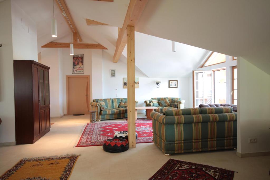 Posezení v ubytování Haus Bellevue