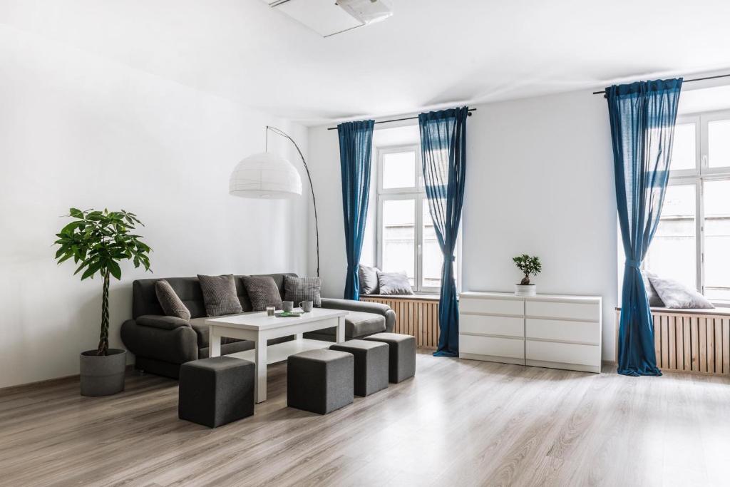 Χώρος καθιστικού στο Tomasza 20 Apartment 140m2