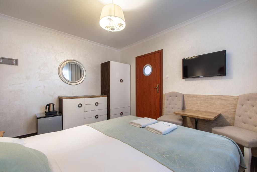 Posteľ alebo postele v izbe v ubytovaní Villa 33 Blisko Plaży