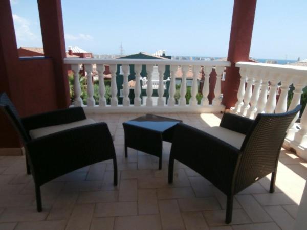 Balkón nebo terasa v ubytování Precioso chalet con piscina privada