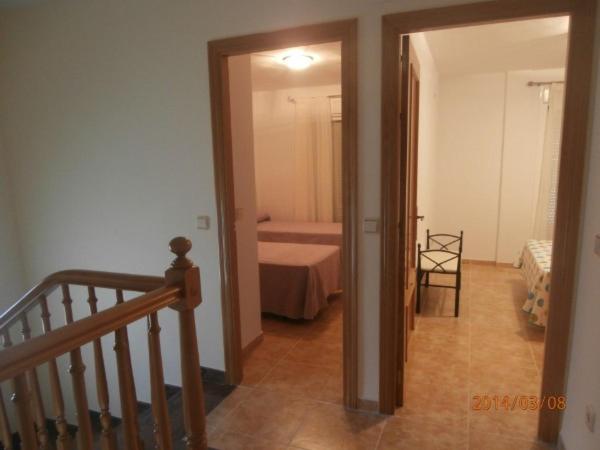 Postel nebo postele na pokoji v ubytování Precioso chalet con piscina privada