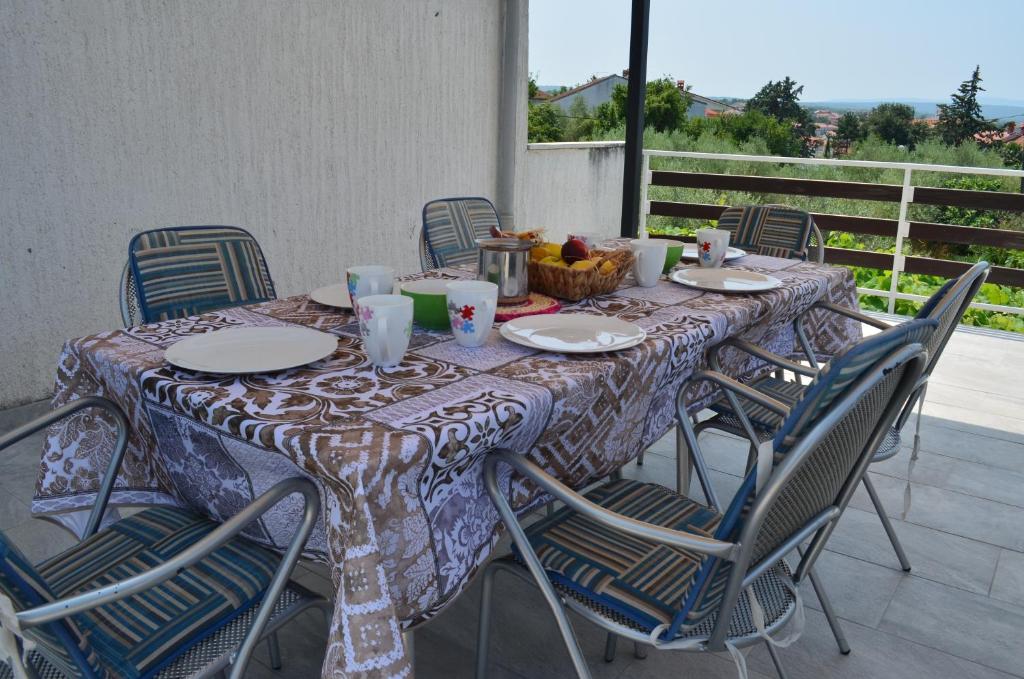 Balkón nebo terasa v ubytování Apartments Mare