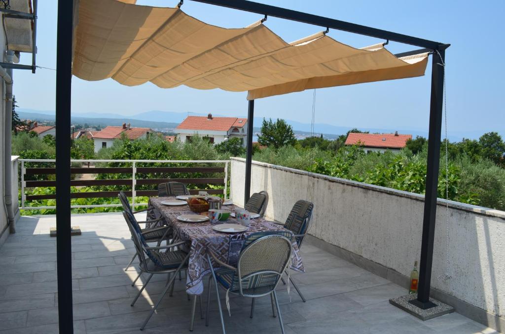 Balkón nebo terasa v ubytování Apartments Mare