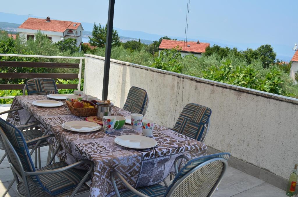 Balkón nebo terasa v ubytování Apartments Mare