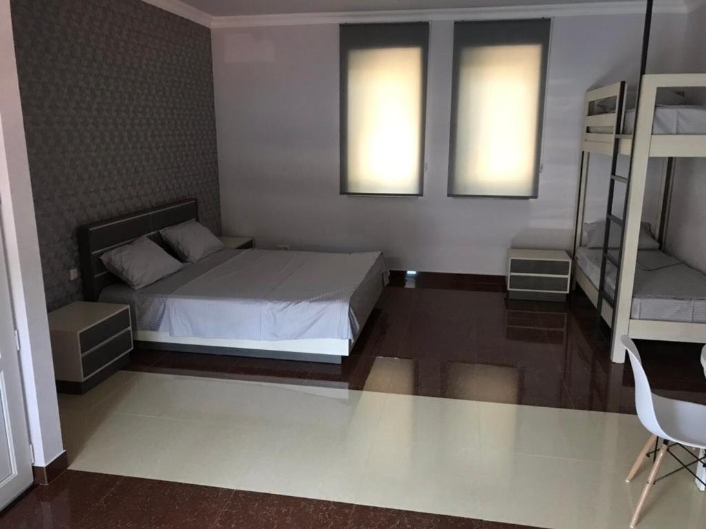 Postel nebo postele na pokoji v ubytování Liko Hostel