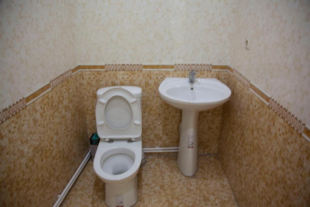 Koupelna v ubytování Liko Hostel