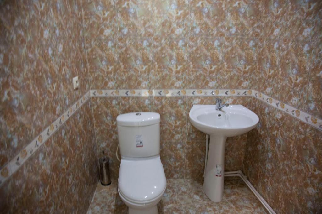 Koupelna v ubytování Liko Hostel