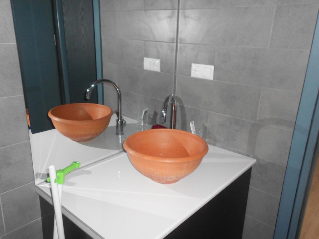 Koupelna v ubytování Apart Hotel ART