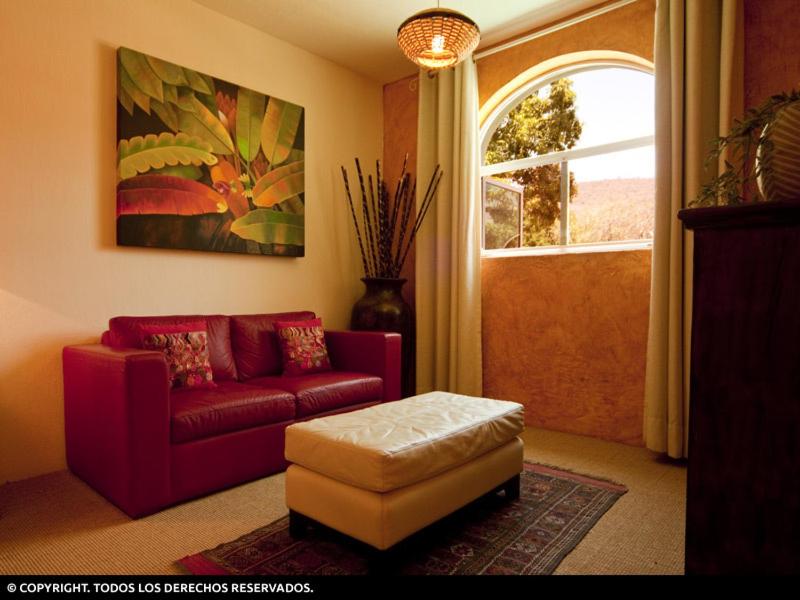 Posezení v ubytování El Chante Spa Hotel