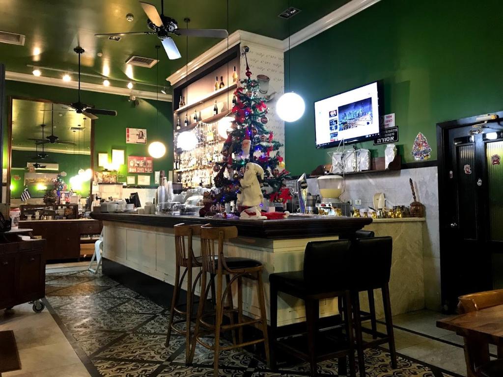 Lounge nebo bar v ubytování Jaffo Tel-Aviv King Gallery Boutique Hotel