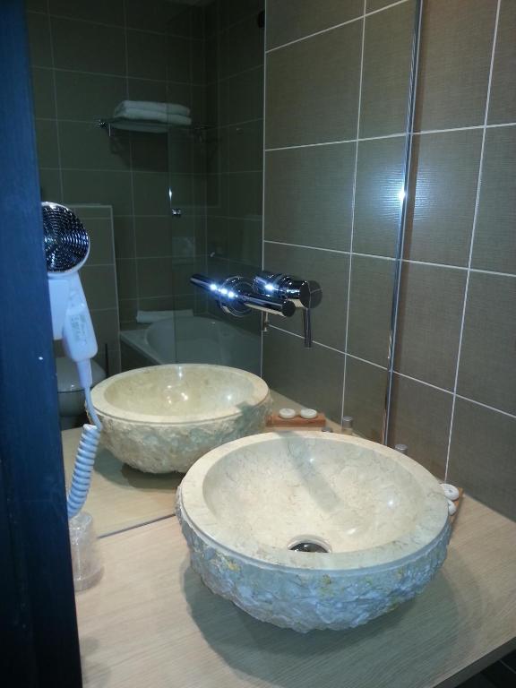 Koupelna v ubytování Hotel Vauban