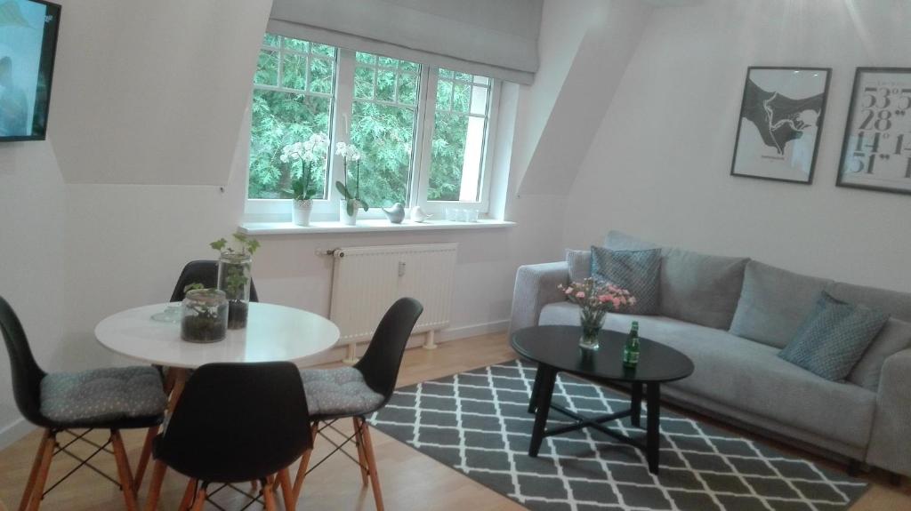 Χώρος καθιστικού στο Apartament Lila