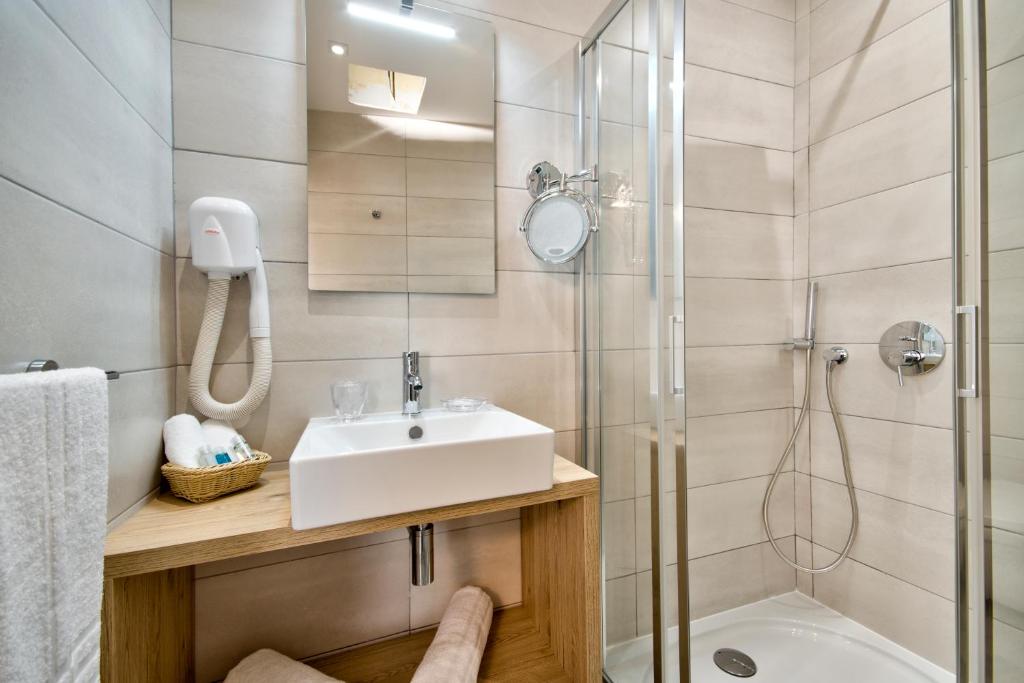 Koupelna v ubytování The Suites – Piazza Kirkop