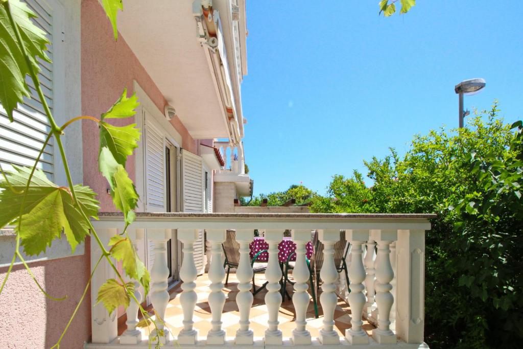 Balkón nebo terasa v ubytování Apartments Alex