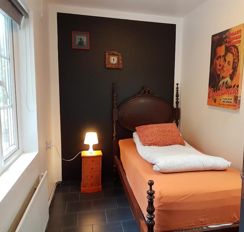 Postel nebo postele na pokoji v ubytování Selfoss Hostel