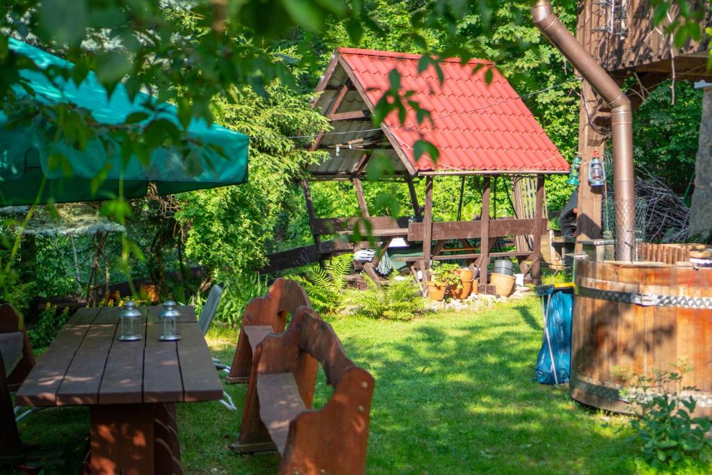 Zahrada ubytování Apartamenty Maria