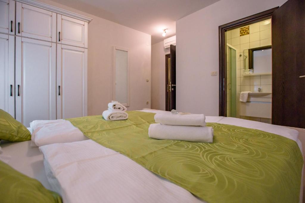 Postel nebo postele na pokoji v ubytování Mare E Sabbia