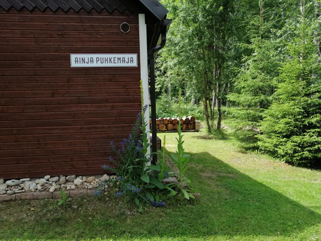 Zahrada ubytování Ainja Puhkemaja