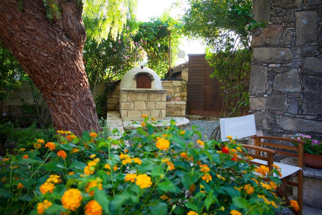 Zahrada ubytování Cecilias Courtyard