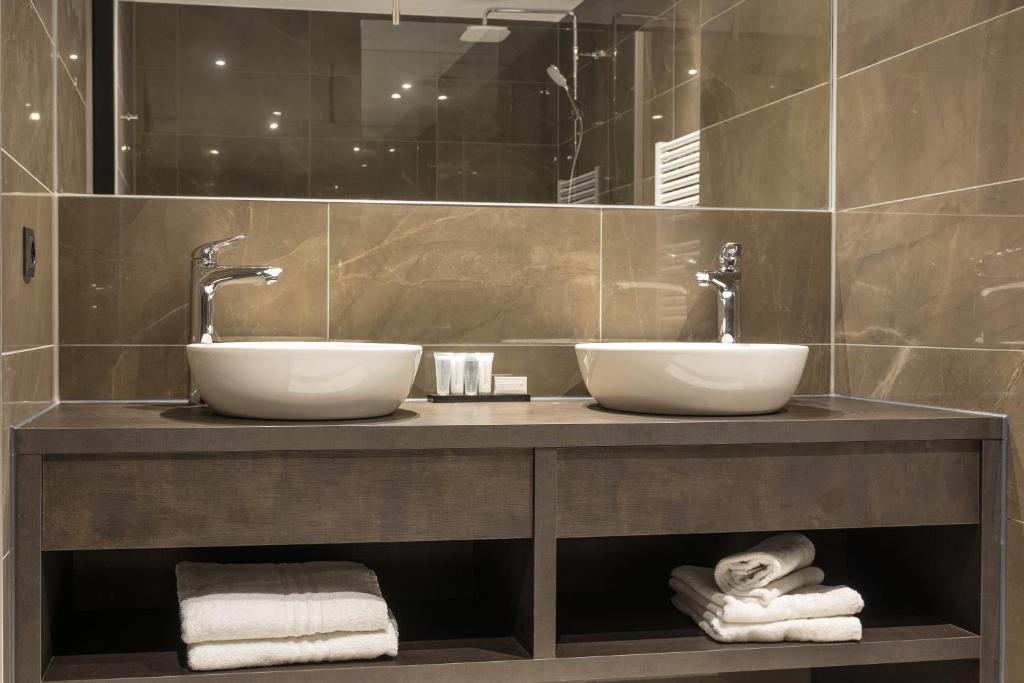 Koupelna v ubytování Riva hotel Den Haag - Delft