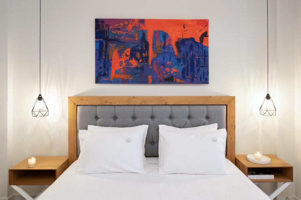 Giường trong phòng chung tại Sea Level Hotel by Diomedes Group