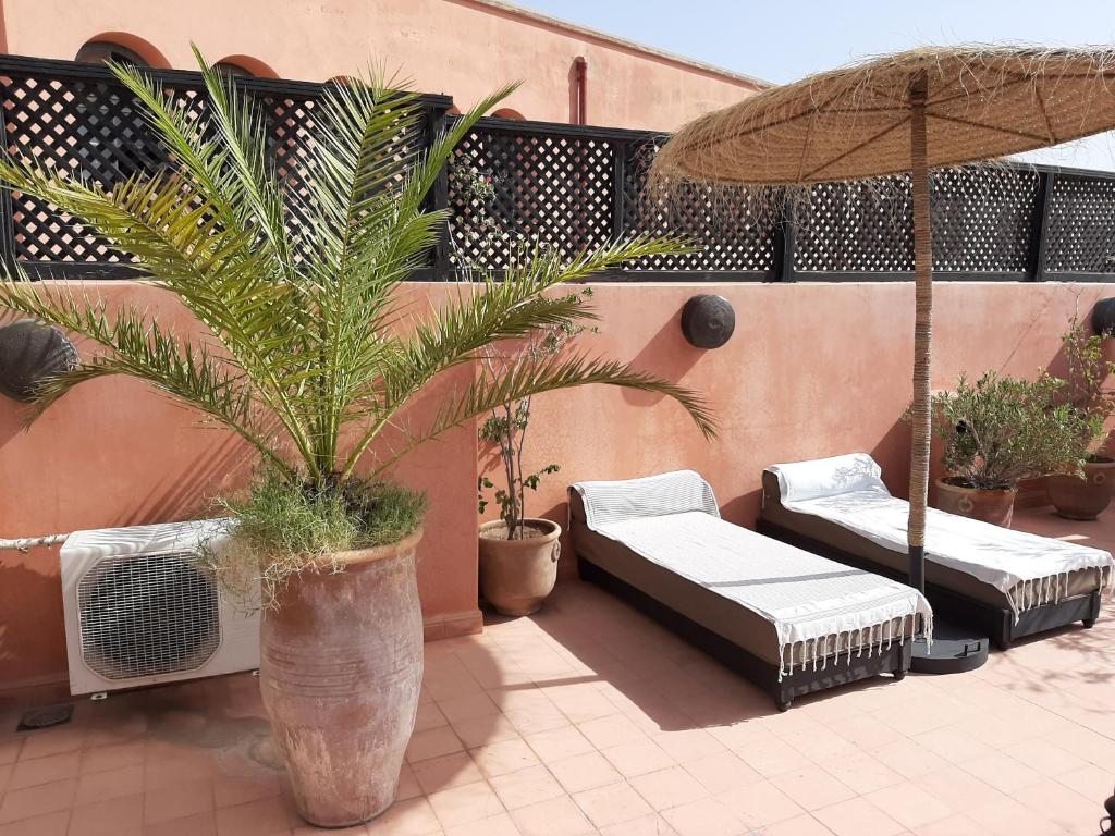 Patio nebo venkovní prostory v ubytování RIAD PÉNÉLOPE Marrakech