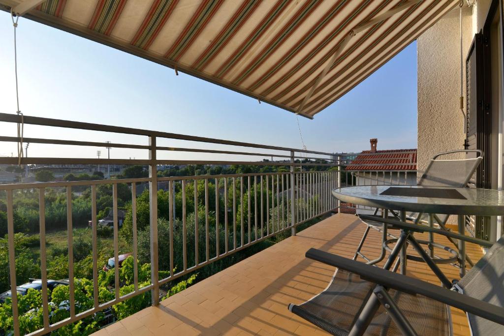 Balkón alebo terasa v ubytovaní Apartman Meri Pula