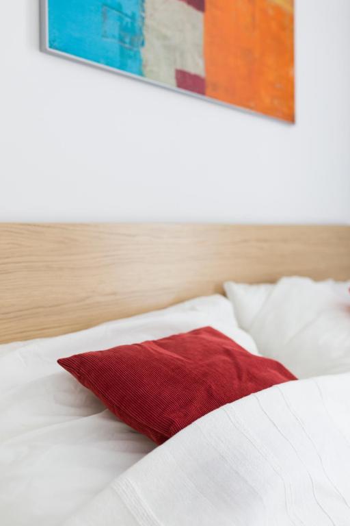 Posteľ alebo postele v izbe v ubytovaní Baron Apartments Sušice