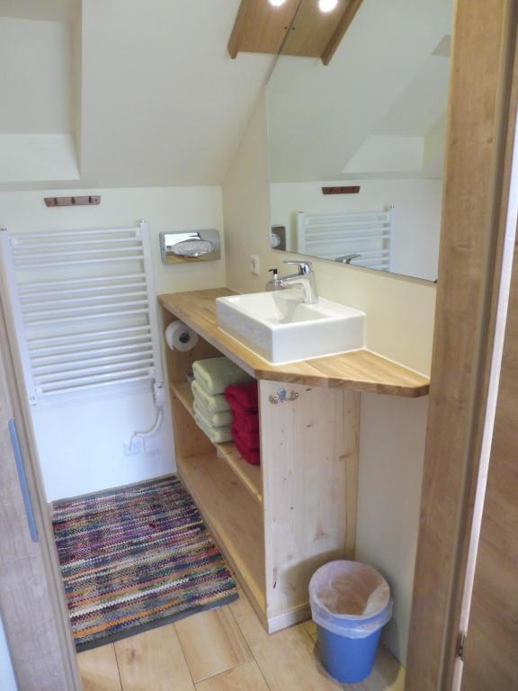 Kuchyň nebo kuchyňský kout v ubytování Lón Guesthouse