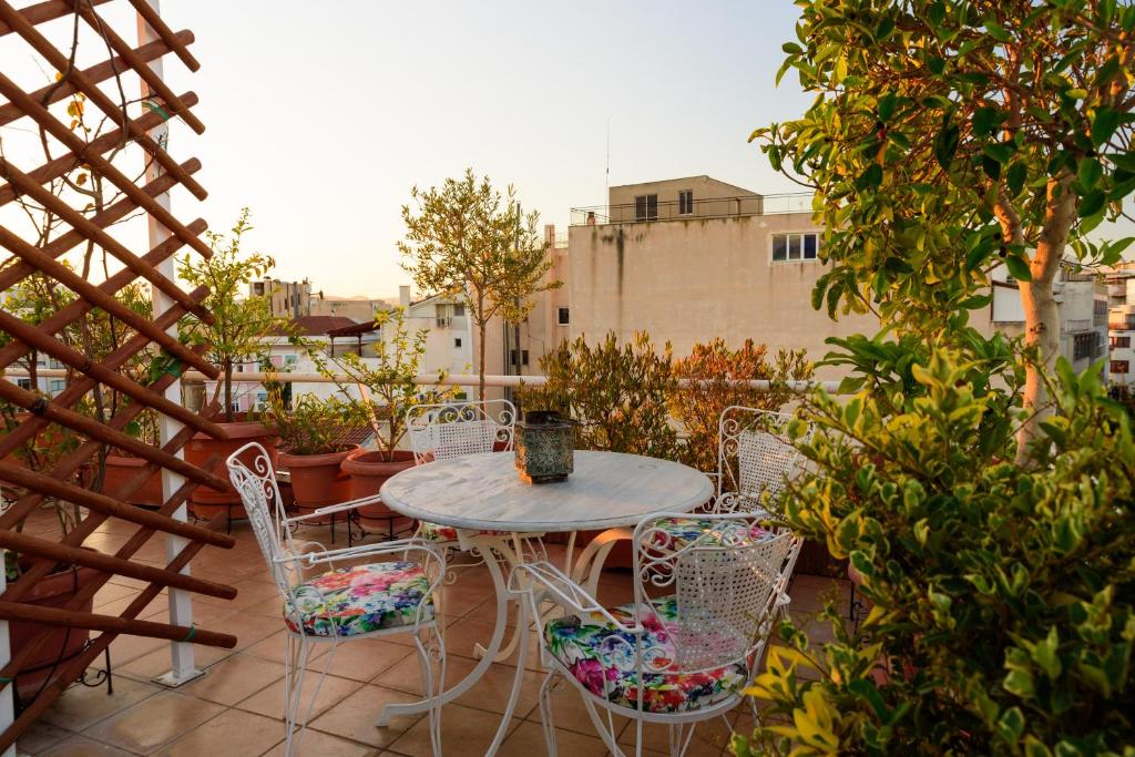 Balkón alebo terasa v ubytovaní Acropolis Eye Loft