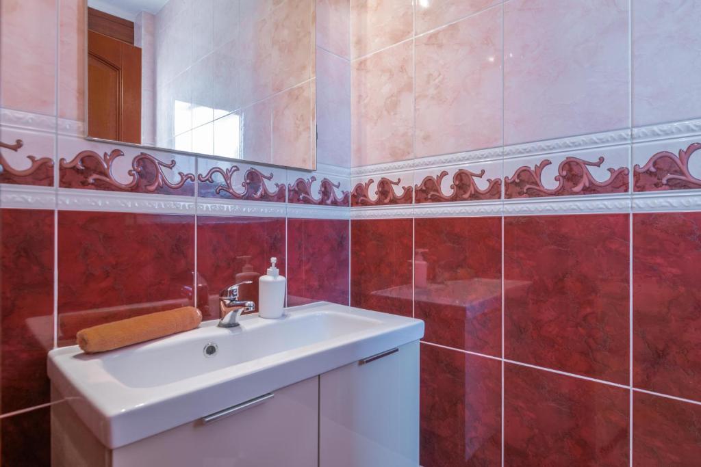Koupelna v ubytování Ferienhaus Joy