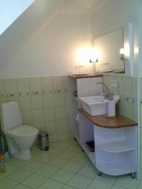 Koupelna v ubytování Koidu Homestay
