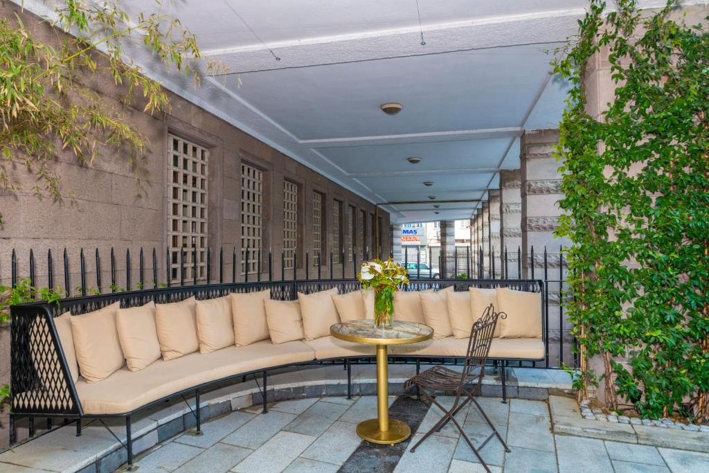 A balcony or terrace at Opale Hotel