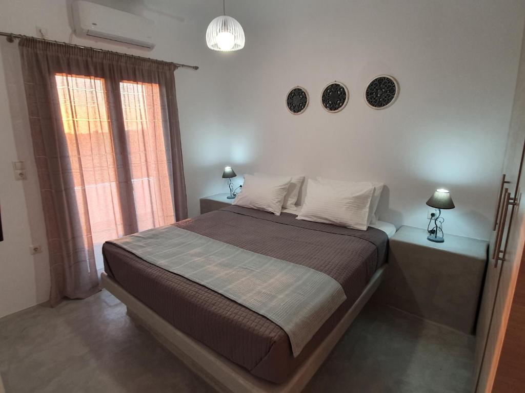 Postel nebo postele na pokoji v ubytování Villa Therme Athena