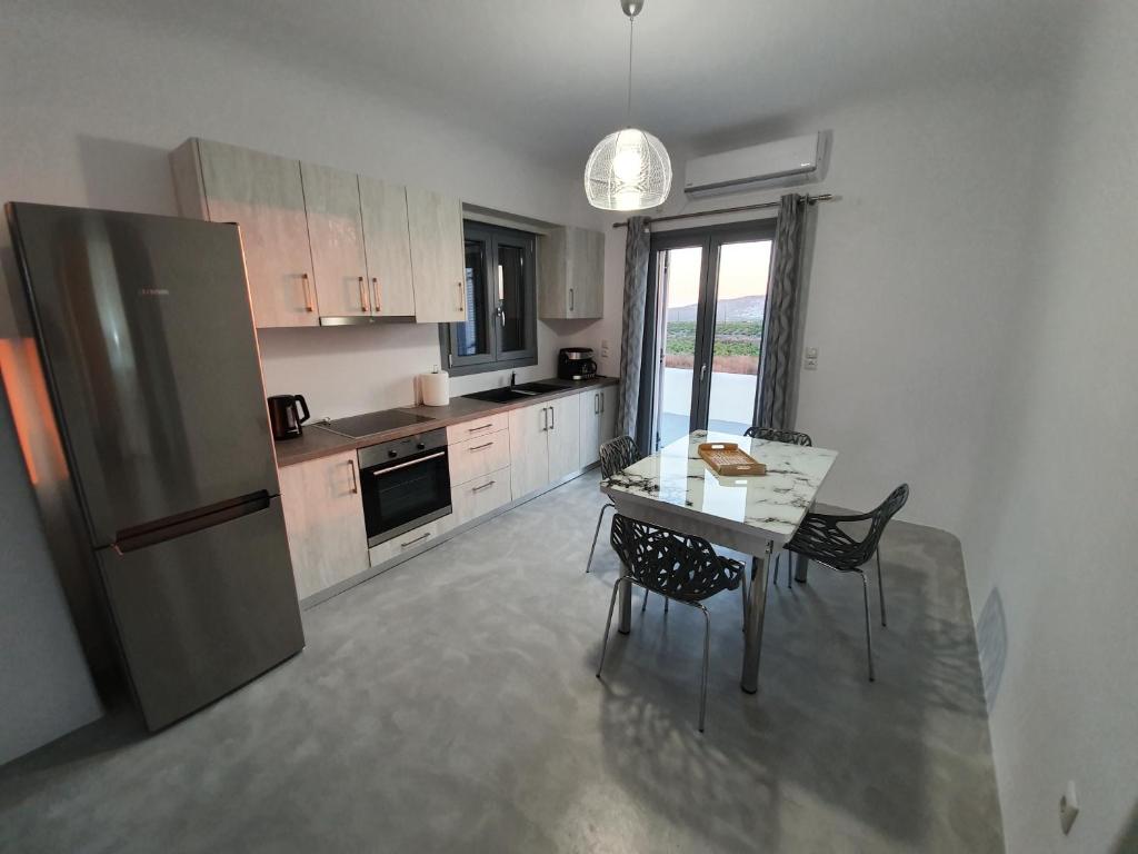 Kuchyň nebo kuchyňský kout v ubytování Villa Therme Athena