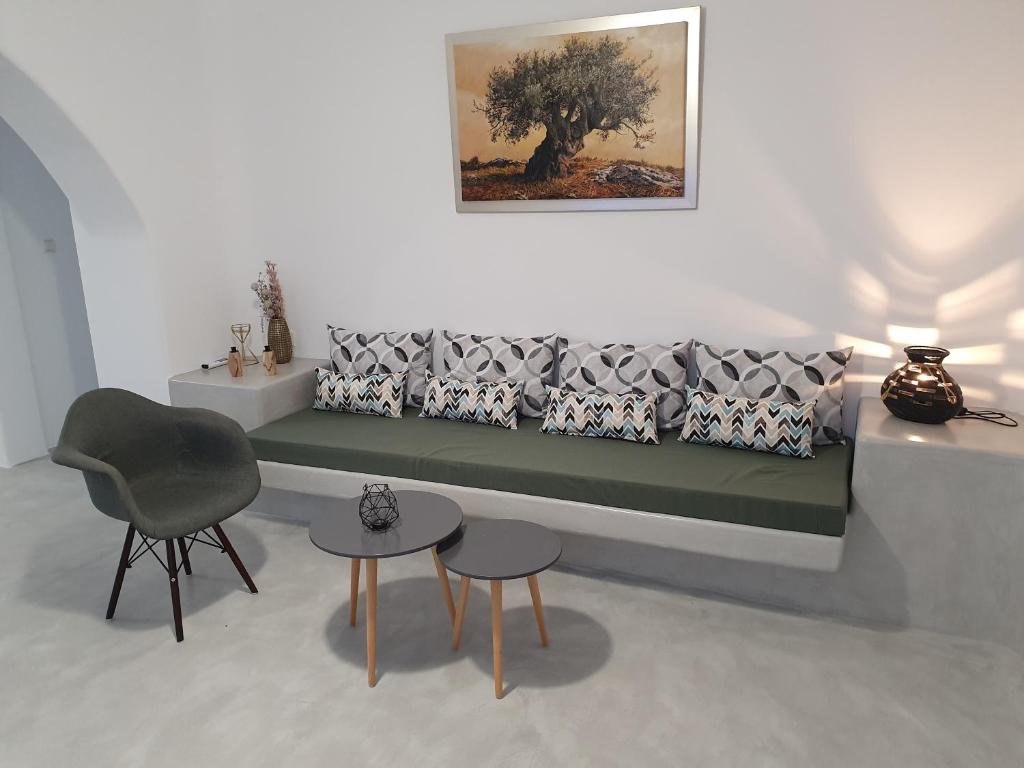 Posezení v ubytování Villa Therme Athena