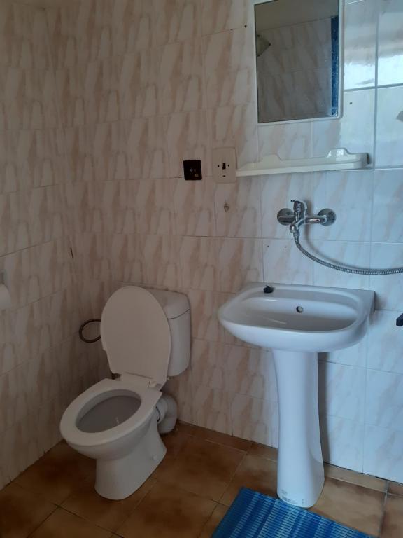Koupelna v ubytování Autocamping Betlanovce