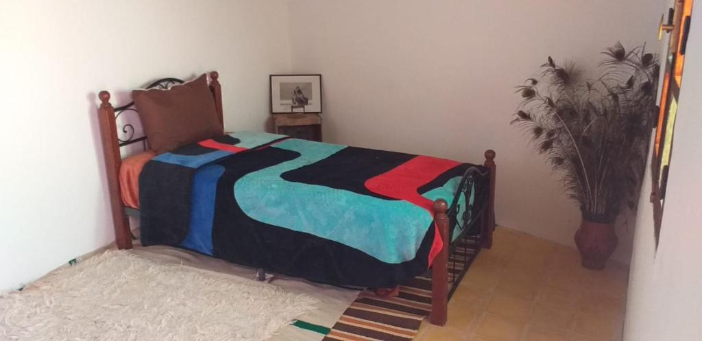 Postel nebo postele na pokoji v ubytování Ranch de Sidi kaouki