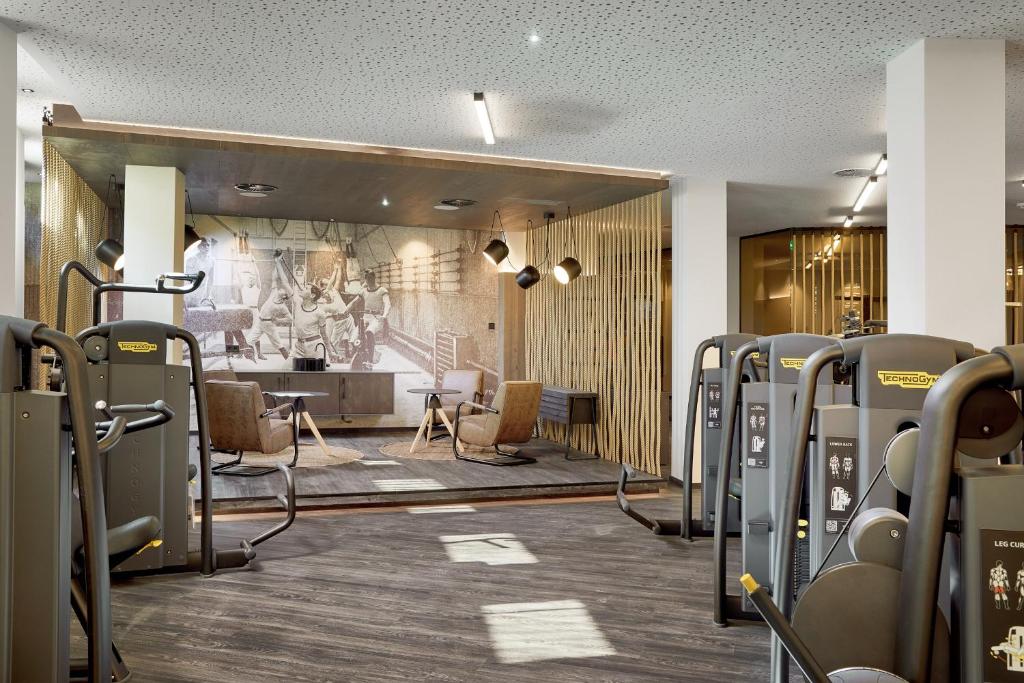Fitness centrum a/nebo fitness zařízení v ubytování Krumers Alpin – Your Mountain Oasis