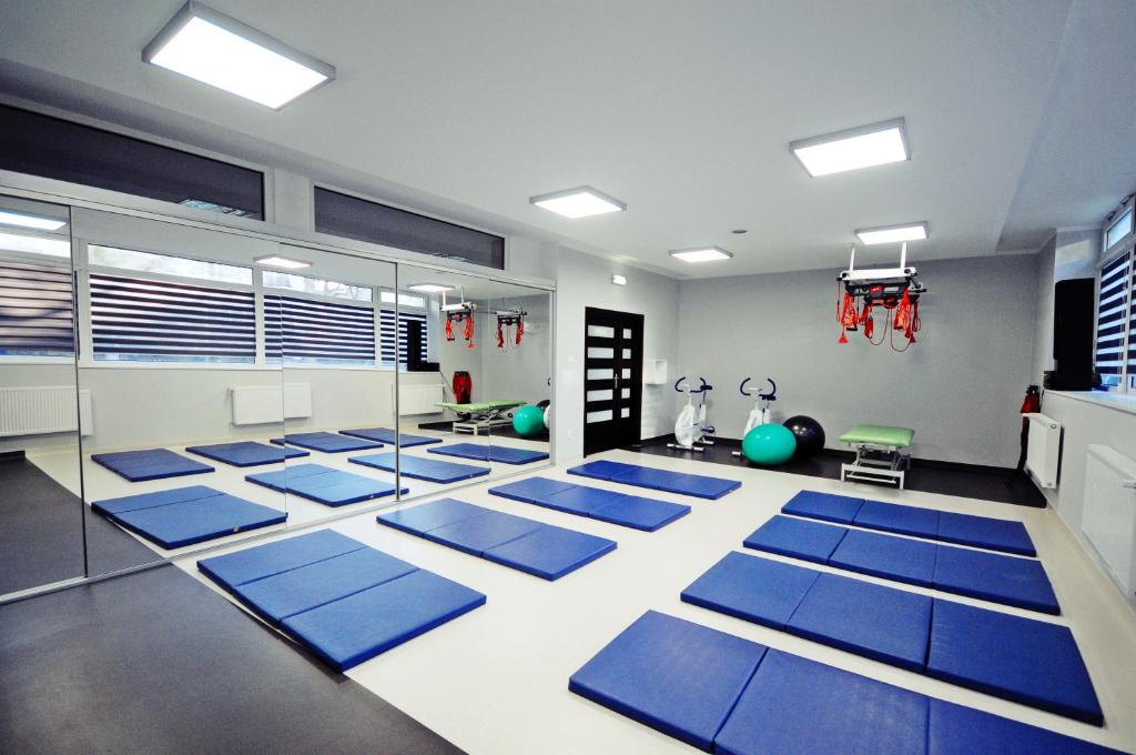 Fitness centrum a/nebo fitness zařízení v ubytování Sanatorium Willa Fortuna