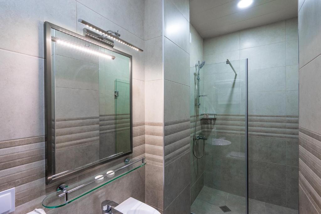 Koupelna v ubytování Hotel Imperial House