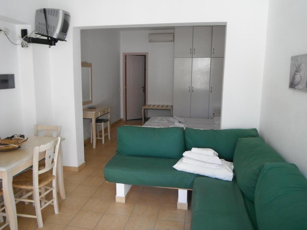 Posezení v ubytování Mandorla Apartments